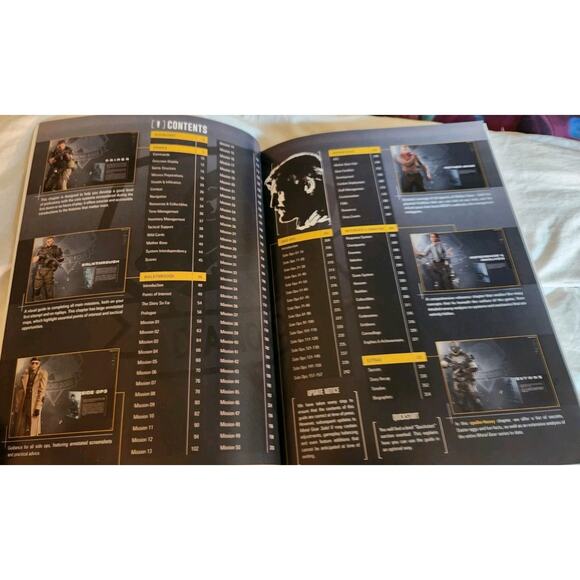 Metal Gear Solid V: The Phantom Pain Paperback Operations Guide Signed Copy - Picture 3 of 6